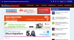Desktop Screenshot of businessjournalng.com
