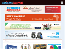 Tablet Screenshot of businessjournalng.com